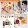 80Pcs Unfinished Wooden Cutouts,8 Styles Wood Butterfly Flower Bee Slices,Blank Wooden Paint Crafts Unfinished Wood Cutouts,DIY Wooden Paint Crafts for Kids Painting School Home Holiday Party Supplies