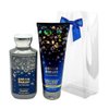 Bath & Body Works DREAM BRIGHT 2-piece Gift Set with a Blue Bow for Holidays & Gifts - Shower Gel 10oz & Body Cream 8 oz