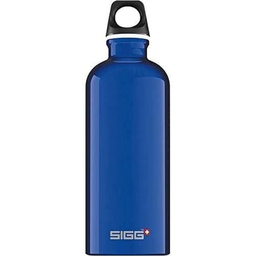 SIGG - Aluminum Water Bottle - Traveller Blue - Climate Neutral Certified - Suitable For Carbonated Beverages - Leakproof & Lightweight - BPA Free - 20 oz