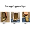 RC ROCKCOW Genuine Leather Suspenders for Men, Y Design Leather Suspenders with 4 Metal Clips, Groomsmen Gift for Wedding
