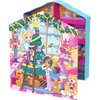Polly Pocket Dolls Advent Calendar, Gingerbread House Playset with 24 Surprises, Dollhouse Furniture, Toy Car & Holiday Accessories