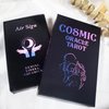 Han Yu Bowen Love Oracle Cards,Tarot Cards for Beginners Twin Flame Tarot Cards,Oracle Cards Decks with Meanings on Them Soulmate to Romantic Relationships Oracle Cards (Black (2.75“ × 4.72")
