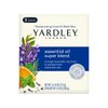 Yardley London Essential Oil Super Blend Soap (orange, lavender, tea tree, peppermint oils), 3-Bars, 3 x 4 oz,