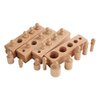 Adena Montessori Mini-Cylinder Block (Set of 4) Materials Sensorial Educational Tools Preschool Early Montessori Toys for Toddlers