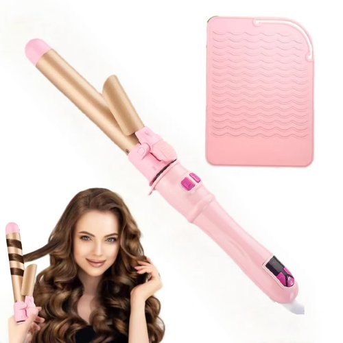 Automatic Rotating Curling Iron, Hair Curler Machine, Curling Wands, Waver Hair Tool for Medium/Long Hair, Fast Heat and Styling