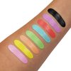 Moon Glow - Blacklight Neon Face Paint Stick / Body Crayon makeup for the Face & Body - Pastel set of 8 colours - Glows brightly under blacklights