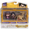 Wizarding World Harry Potter, Micro Magical Moments Year 4 Set with Harry, Hermione & Hungarian Horntail Dragon Toy & Display Case, Kids Toys