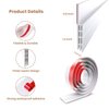 Door Draft Stopper Weather Stripping - Ohuhu Under Doors Bottom Seal Strip Sweep Blocker Gap Filler - Flexible Noise Insulation Draft Guard for Garage Exterior and Interior Doors 39"L x2"W