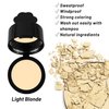 Luxecolors Root Touch Up Powder Hairline Powder for Thinning Hair Concealer Gray Coverage, Eyebrows Powder Bald Spot Root Cover Up for Women (Light Blonde)