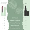 NATURABLOOM Vegan Lipstick (Dusty Rose) - Sensational One-Stroke Long Lasting Lipstick from Natural Oils & Butters Full-Coverage Lip Color w/Shea Butter & Coconut Extact - Premium Hydrating Lipsticks