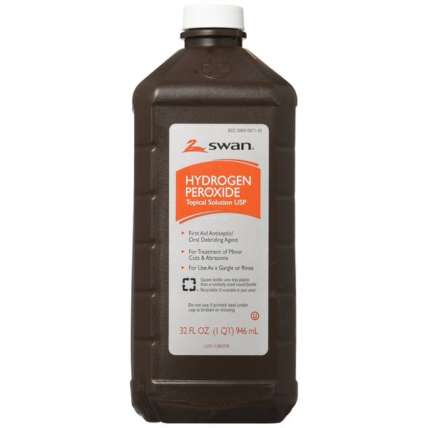 Hydrogen Peroxide Topical Solution 32 Fl Oz. (1qt) 946 Ml