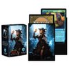 Katomula 100 PCS MTG Card Sleeves with 100 PCS Perfect Fit Sleeves, Art Matte Card Sleeves with Inner Sleeves - Fit Standard Size Cards - Necromancer and Amulet of Soul
