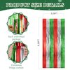 YUKL Red Green Silver Christmas Backdrop Curtains 2Pack Christmas Decorations Fringe Curtains Tinsel Backdrop Streamers Party Decorations for Christmas Party Decorations Indoor Outdoor Party Supplies