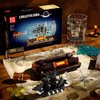 Mould King Ship in a Bottle Toy Building Sets, Black Pirate Ship in a Bottle Kit, Collectible Display Boat Model Set, STEM Project for Adults and Boys Kids Aged 8+ (778 Pieces) 10070