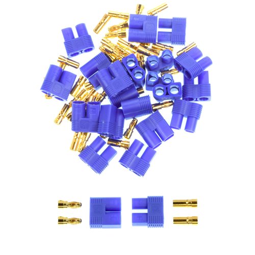 Apex RC Products 10 Male/Female EC3 Battery Connector Plugs - 10 Pairs #1525