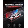 ICUANUTY Acrylic Display Case for Lego Speed Champions Car ,Clear Display Box Dustproof Acrylic Case with Black Base,Size:8.66×4.33×3.15 in(NOT Included The Model)
