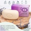 Carolina Castile Soap Vegan Lavender Castile Bar Soap – 6 Bars of Natural Soap for Men, Women, and Kids – Gentle, Hydrating Castile Soap Bars with Organic Cocoa Butter and Olive Oil, 5 Oz. Each