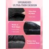 Clip in Hair Extensions Seamless Clip in Hair Extensions Human Hair Real Hair Extensions Clip in Human Hair,Body Wave 110g 16 Inch Natural Black Ultra-thin PU Weft,100% Remy Hair Extensions