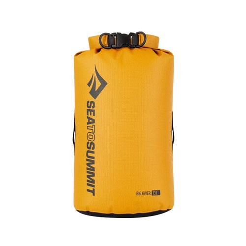 Sea to Summit Big River Dry Bag, Ultra-Durable Roll-Top Dry Storage, 13 Liter, Yellow