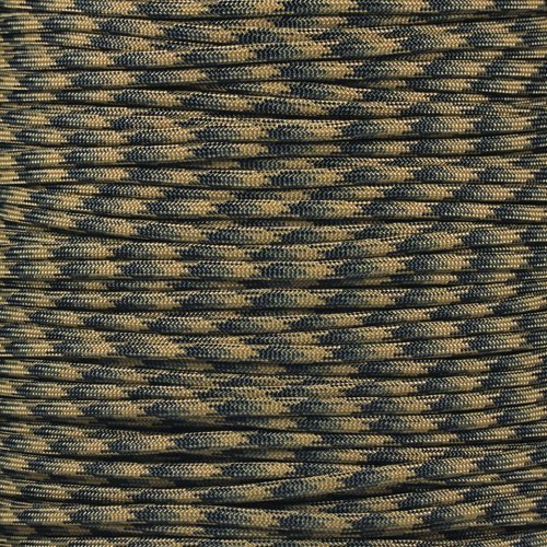Paracord Planet 550 Paracord – Camo Colors – Ideal for Fishing Lines, Snares, Bracelets, Emergency and Survival Situations (250 Feet, Tactical Camo)
