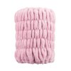 Expressions Extra Wide Spa Headwrap in Pink -1pc Extra Comfort Spa Hair Band, Super Soft Microfiber Material Extra Wide Headband/Stylish Spa Headband, Salon-Quality Hair Wrap