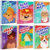LotFancy Card Games for Kids, 6 Decks, Go Fish, Old Maid, Crazy Eights, Memory Match, Slap Jack, Animal Playing Cards, Easter Basket Stuffers, Stocking Stuffers
