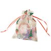 Stratalife 22PCS Christmas Organza Gift Bags 5X7 with Drawstring Mixed Pattern Snowflake Jewelry Drawstring Bags Candy Party Favor Pouches Bags