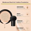 Beauty Glazed Mushroom Head Air Cushion CC Cream Foundation Cover Concealer Makeup Moisturizing Brightening Pigment Liquid Foundation, Even Skin Tone Makeup Base BB # 03 Nude