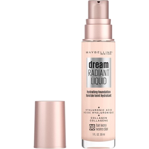 Maybelline Dream Radiant Liquid Medium Coverage Hydrating Makeup, Lightweight Liquid Foundation, ...