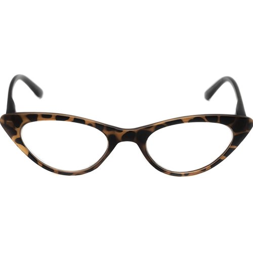 IB The Cat's Meow Colorful Ladies Cat Eye Reading Glasses, Full Frame Readers, 1950s Vintage Reading Glasses for Women + 1.50 Tortoise (Microfiber Cleaning Carrying Pouch Included)