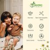 Natural Fluoride Free Toothpaste - Nano Hydroxyapatite, Remineralizing, Sensitive Teeth, Whitening & Zero Waste Tube - Dentist Recommended for Adult & Kids Oral Aloe Vera & Chamomile (Single, Aloe)