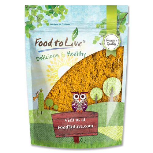 Turmeric Powder, 2 Pounds – Finely Ground Turmeric Root, Pure, Kosher, Vegan, Bulk. Fragrant Spice. Contains Curcumin. Great for Asian, Middle East Dishes, Spice Blends, Beverages.