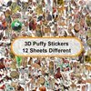 Creammuffin Stickers Party Supplies Kits for Toddlers, Children 3D Puffy Animal Stickers Tiger Sticker- Over 180 Stickers (Real Animal)