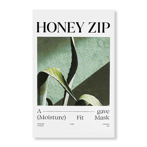 Honey Zip Skincare Set, Agave Moisture Fit Sheet Mask 10 packs, Lip Oil, Cleansing Foam, Korean Beauty Skin Care, Hydrating, Anti-Aging, Cleanser
