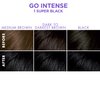 SoftSheen-Carson Dark and Lovely Ultra Vibrant Permanent Hair Color Go Intense Hair Dye for Dark Hair with Olive Oil for Shine and Softness, Super Black