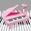 Amy&Benton Toy Piano for Baby Girls Pink Toddler Piano Keyboard Toy 1 2 3 Years Old Girls Kids Birthday Gift Toys