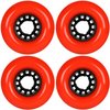 TGM Skateboards Longboard Wheels 76mm Smooth Orange Spider Hub USA Made 78A