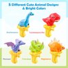 Water Guns for Kids 5PCS Pool Toys Toddler Outdoor Water Toys Dinosaur Squirt Guns Summer Backyard Beach Water Blaster Swimming Pool Games Outside Toys for Toddler 2-4 3-5 Boy Girl Age 2 3 4 5 6