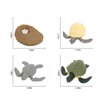 4 PCS Sea Turtle Ocean Marine Animal Growth Life Cycle Model Figure Classroom Accessories Party Supplies Cake Toppers Learning Cognitive Toys for Boys Girls Kid Toddlers