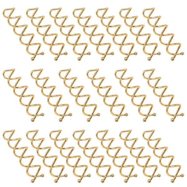 TUUXI 20 pcs Spiral Bobby Hair Pins Gold Hair Screws Hair Twister Hair Accessories for Women Fast Bun Thick Hair Style