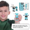 The Off Bits CareBit Build Your Own Robot Toy Construction Set, Educational STEM Activities Learning Kit, Creative Build and Play Model Kit Steam Toys for 6 7 8 9 10+ Year Old Boys and Girls