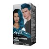 Splat Pure Sapphire Semi Permanent Hair Dye Kit with Bleach, 1 Application, Includes Blue Hair Dye, Oxide & Bleach Powder, Vegan & Cruelty Free Hair Color