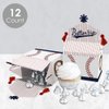 Big Dot of Happiness Batter Up - Baseball - Treat Box Party Favors - Baby Shower or Birthday Party Goodie Gable Boxes - Set of 12
