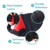 Gooby Padded Vest Dog Jacket - Green, X-Small - Warm Zip Up Dog Vest Fleece Jacket with Dual D Ring Leash - Winter Water Resistant Small Dog Sweater - Dog Clothes for Small Dogs Boy and Medium Dogs