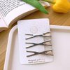 ZHOUMEIWENSP 15Pcs Metal Alligator Hair Clips for Women Girls Cute Star Snap Non Slip Metal Duck Bill Hair Pins for Thick Thin Hair Rustproof Hair Styling Accessories (Style1)