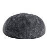 2 Pack Newsboy Cap Peaky Herringbone Baker Boy Flat Caps for Men Women (Black and Gery)