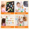 JoyCat Wooden Fridge Magnets for Kids – 26 Cute Animals & Uppercase Letters for Toddlers, Magnetic Alphabet Refrigerator Toys, Fun Educational Learning Gifts for Preschool 2 3 4 5 Years Old
