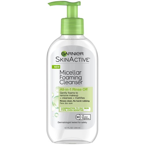 Garnier SkinActive Micellar Foaming Face Wash, For Oily Skin, 6.7 fl oz