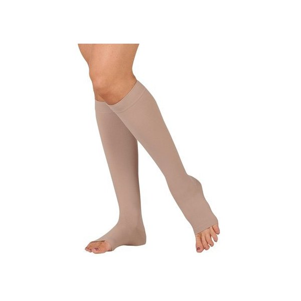20-30 mmHg Juzo Dynamic (Varin) AD-N Compression Stockings. Knee High. Open Toe. Silicone Grip. 3.5cm, Size:II