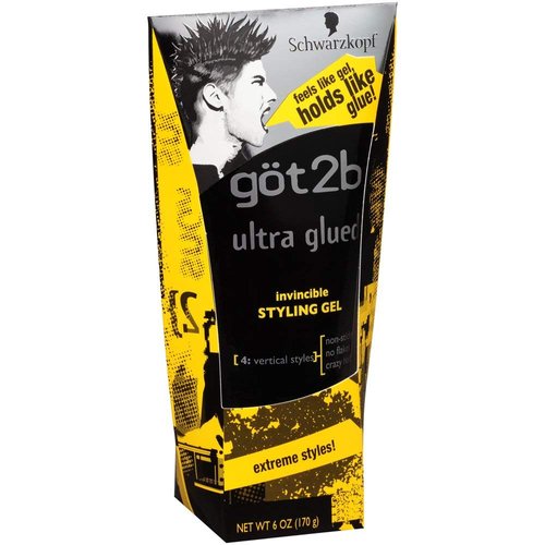 got2b Ultra Glued Invincible Styling Gel 6 oz (Pack of 7)